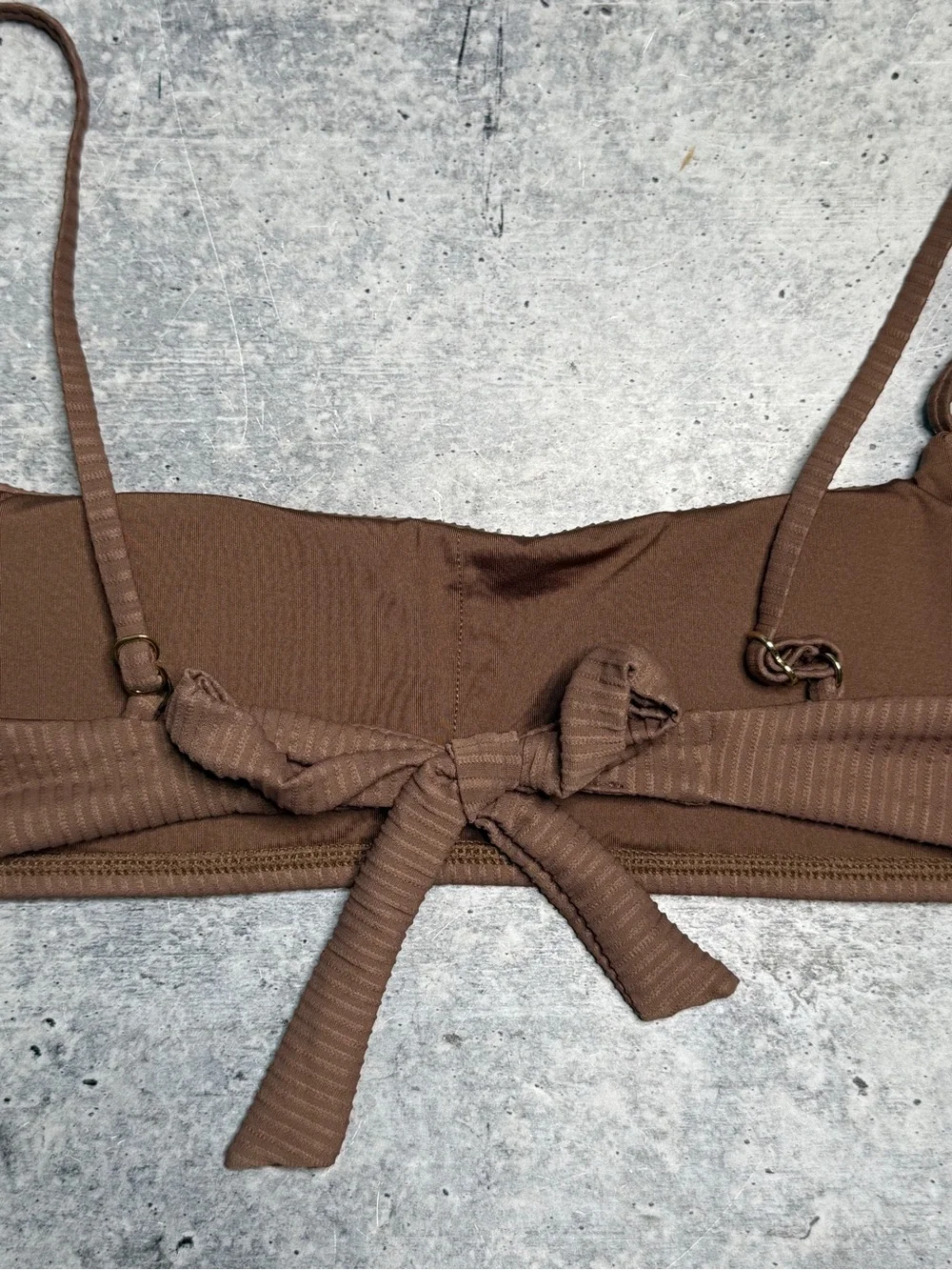 Monday Swimwear Ribbed Swim Top S